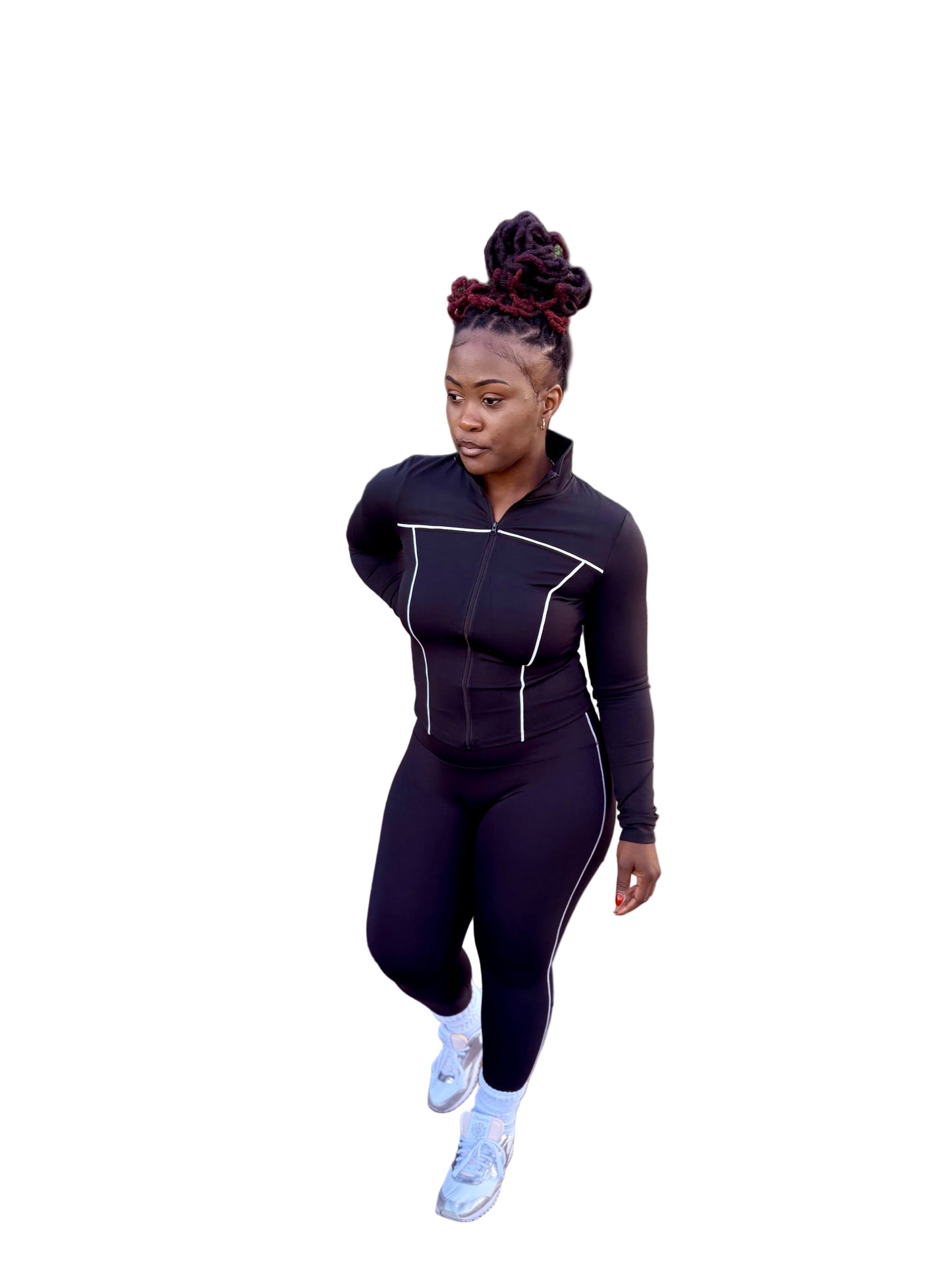 EMBODIK Flow Set 2 Piece (Jacket + Legging) Night Black