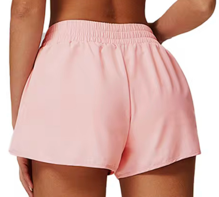 Peachy Pink Casual Shorts